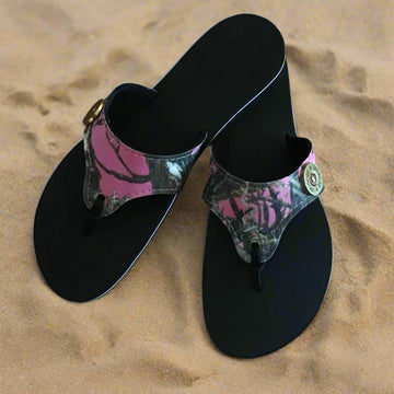 Camo Flip Flops with New Ultra Comfort Sole